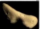 The Planetoid 433 Eros has a distinctly curved phallic shape