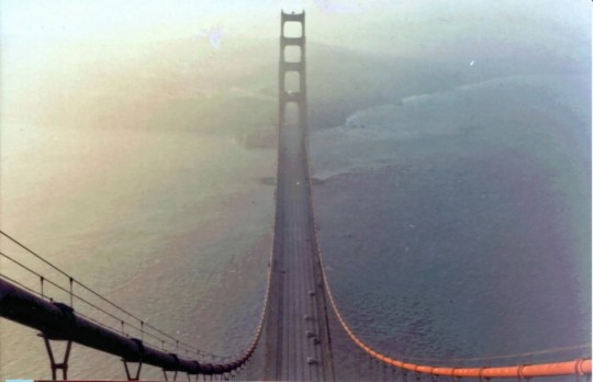 View from the Top of the Golden Gate Bridge at Dawn. Photo: Suzy
