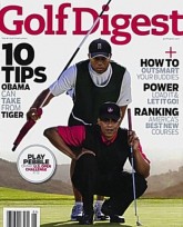 Great Timing:  Tiger and Obama on Golf Digest