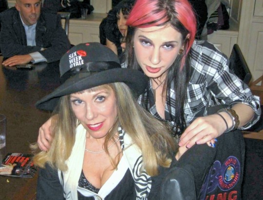 Dr. Suzy and Joanna Angel do Sex Week at Yale 2010. Photo: Max