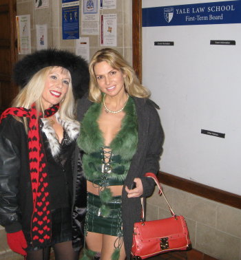 With Savanna Samson at the Yale Law School