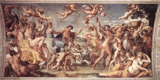 Annibale Carracci "The Triumph of Bacchus and Ariadne" 1602