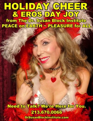 New Year’s Eve Bacchanalia @ The Speakeasy + Horny Hanukkah XXXmas Show, Holiday Phone Sex Therapy, Peace on Earth, Pleasure for All 