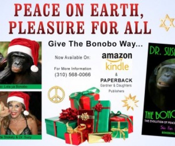 Sex-Positive in the Trumpocalypse! Sploshgasms! Give The Bonobo Way for the Holidays & Give Yourself the Gift of Erotic Hypnosis – as seen on The Doctors!
