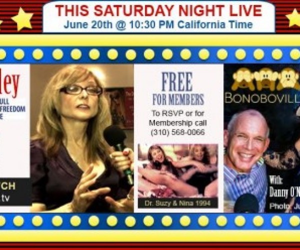 Summer Solstice with Nina Hartley, Book-Spanking Layla Sin & The Bonobo Summer of Love ♥