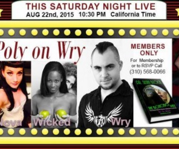 “Poly on Wry” this Saturday, SEX CALLS on Youtube right now & Bonoboville Communion forever ♥