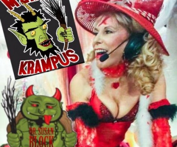 Kinky Krampus this Saturday, Krampus Coping Therapy 24/7 & Give the Bonobo Way for the Holydaze!