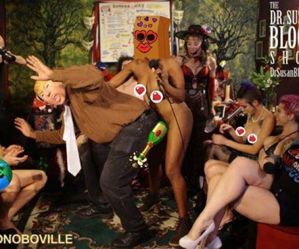 GasMaskGirls & Bagheady Fun this Saturday, Capt’n Max’s Revolutionary Bday, Dr. Suzy on The Doctors (soon!) + 7 Steps to Healing Electoral Dysfunction the Bonobo Way