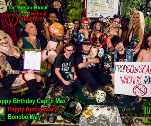 “V” Without Violence: Happy Bday Capt’n Max! Happy Anniversary Bonobo Way!