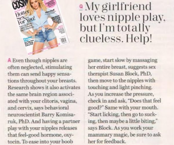 “Sex Q & A” with Dr. Suzy by Taylor Andrews | Cosmopolitan