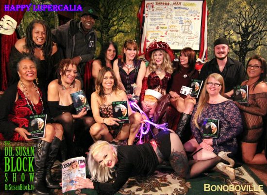 Happy Lupercalia 2017 from Bonoboville. Photo: Abe Bonobo