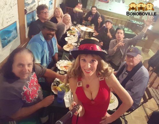 Mayor of Bonoboville Ron Jeremy joins us for a Bonoboville City Council Valentine's Eve Dinner Meeting at the Waterfront Cafe. #Selfie