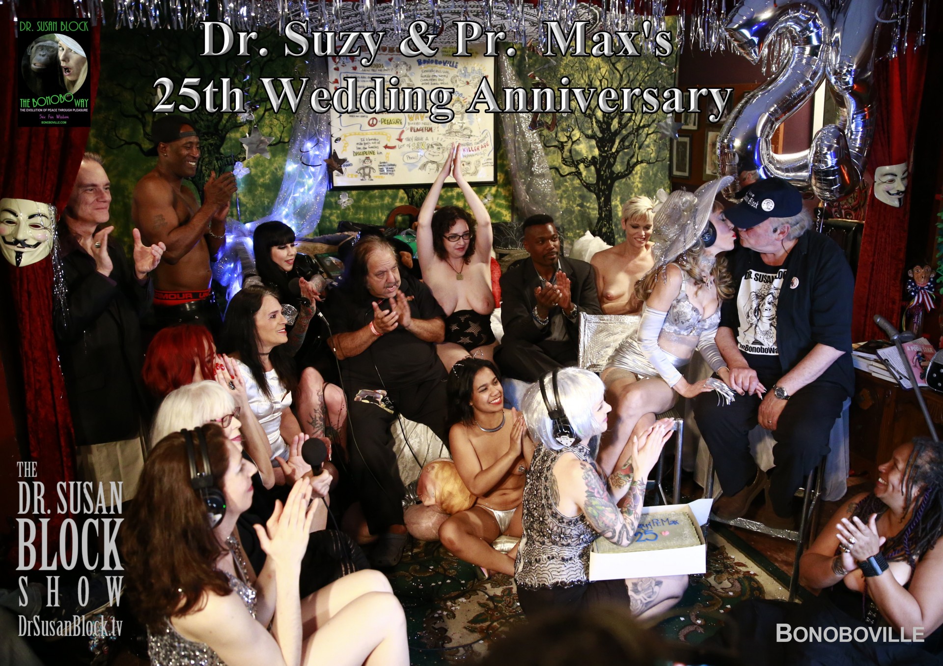 25th Wedding Anniversary Silver Bacchanal