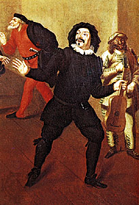 Scaramouche, the Commedia dell'Arte clown.
