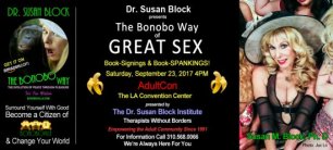 Dr. Susan Block to present The Bonobo Way of Great Sex at ADULTCON 2017