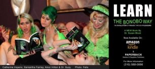Amazing April, the Bonobo Way: Stormy Students in Counterpunch | ErotiqueTV with D.A.D This Saturday & 26th Anniversary Bash Coming to DrSuzy.Tv | Spring Got You Sprung? Call 213-291-9497 for Phone Sex Therapy Anytime You Need to Talk