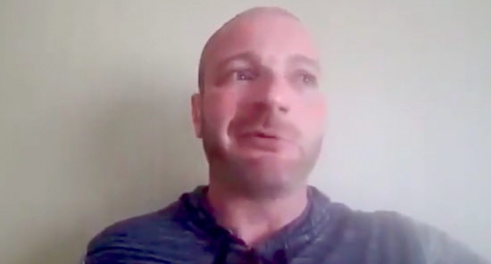 Neo-Nazi Christopher Cantwell can't very well hide his sissy streak.