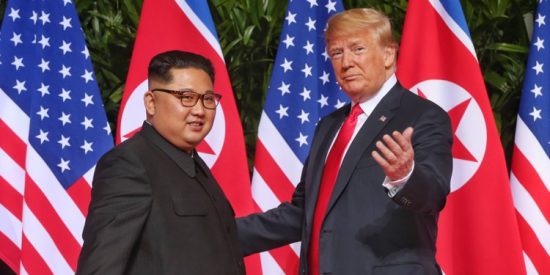 Bizarre and kitschy as it is, we support tRUMP & Kim's Bromantic Photo-Op for Peace.a