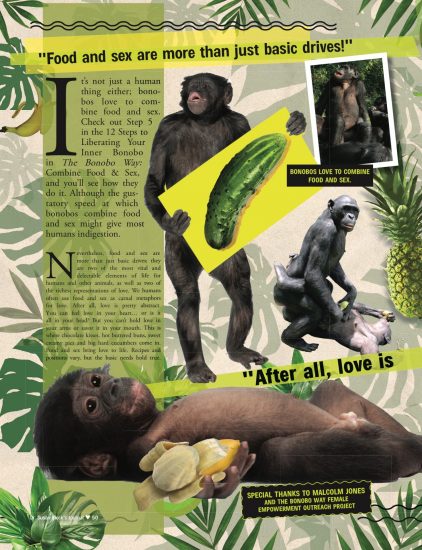 The Speakeasy Journal is dedicated to helping save the bonobos from extinction.