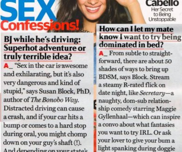 July 2018 Cosmo Q & A’s with Dr. Suzy
