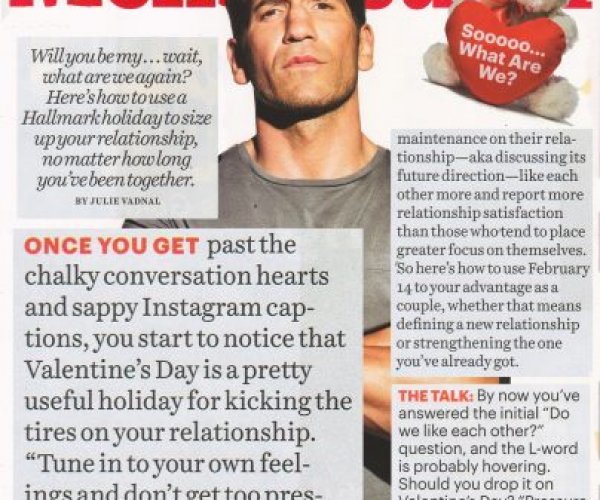 Dr. Suzy Offers Valentine’s Day Advice for Couples in Men’s Health’s January-February 2019 Issue