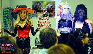 The Bonobo Way Coming to AASECT in Philly! Amazing DomCon 2019! Bonobo Gay Pride! Dr. Suzy Crushes Rush Limp Balls! New Shows Playing Free on DrSuzy.Tv! Dr. Suzy on “Sex in the Pews”! Need to Talk Privately about Religious Abuse, Cuckolding, Fetishes or Anything Else? Call Our Therapists Without Borders Anytime!