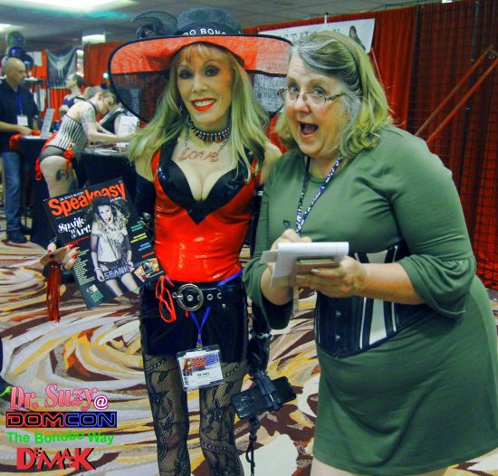 With Kim Airs reporting for AVN at DomCon 2019. Photo: Unscene Abe