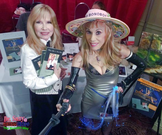 With DomCon Guest of Honor, Animal Play & Pony Specialist, Author and Painter Mistress Ellen. Photo: Selfie