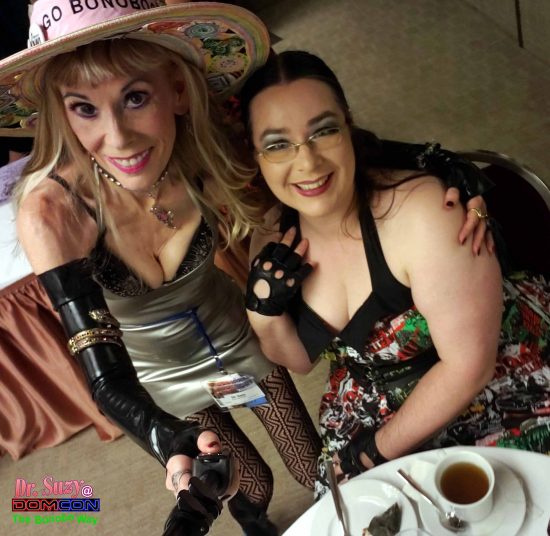 With marvelous Mistress Alice of Bondageland who seems to go out of her way to help people. Photo: Selfie