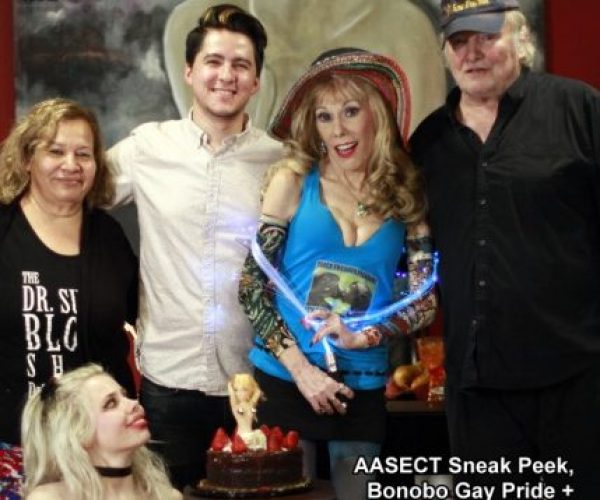 AASECT Sneak Peek, Bonobo Gay Pride + Happy Bday Abe & Marilyn!