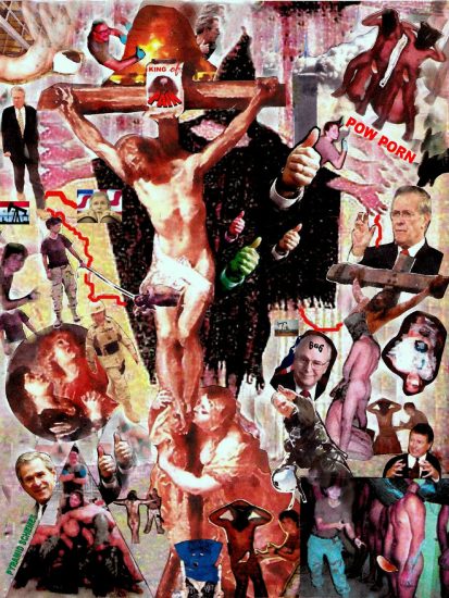 APA Theater of Cruelty at Abu Ghraib. Collage by the author