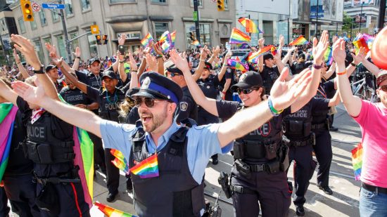 Now armed cops march with Pride.