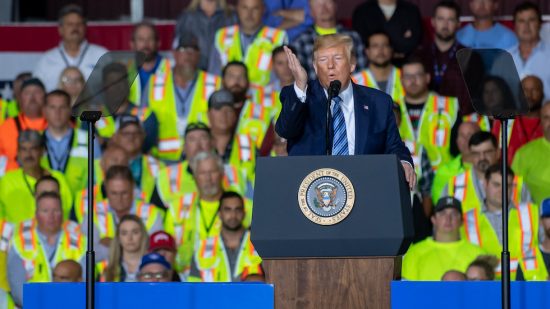 Shell forced 5000 of its Pennsylvania workers to attend a Trumpenstein Rally or not get paid. 