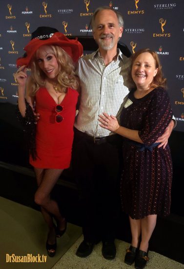 With Emmy Winners Charlton McMillan & Shari Cookson. (My HBO editor & director). Photo: Unscene Abe