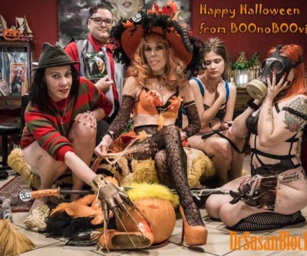 Halloween 2019 KiNK Month Climax & Trumpkin Impeachment Party with GasMaskGirl