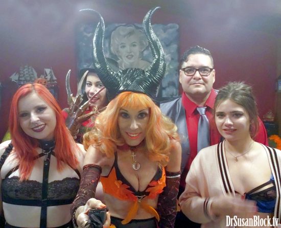 Malificent Me & My Halloween 2019 Kink Month Climax Crew. Photo: Selfie