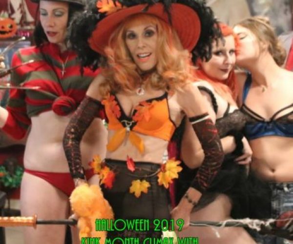 Halloween 2019 KiNK Month Climax & Trumpkin Impeachment Party with GasMaskGirl