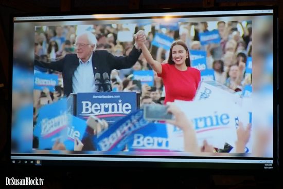 Bernie and AOC in LA