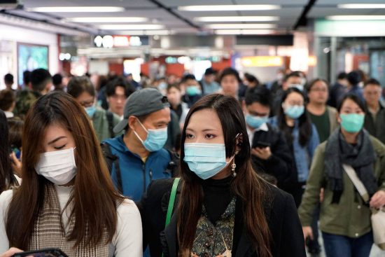 Almost everyone wears masks in China, especially now with the Coronavirus on the rampage.