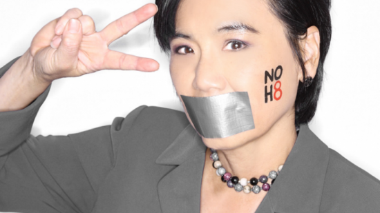 Thank you Representative Judy Chu for participating in the "NoH8" campaign to show your support for the LGBT community. Kung Hei Fat Choi! 