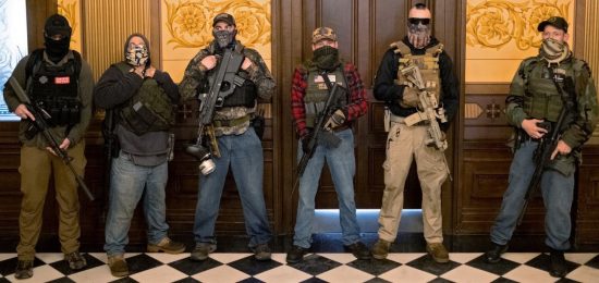 Dickless Ammosexuals invade Michigan capital