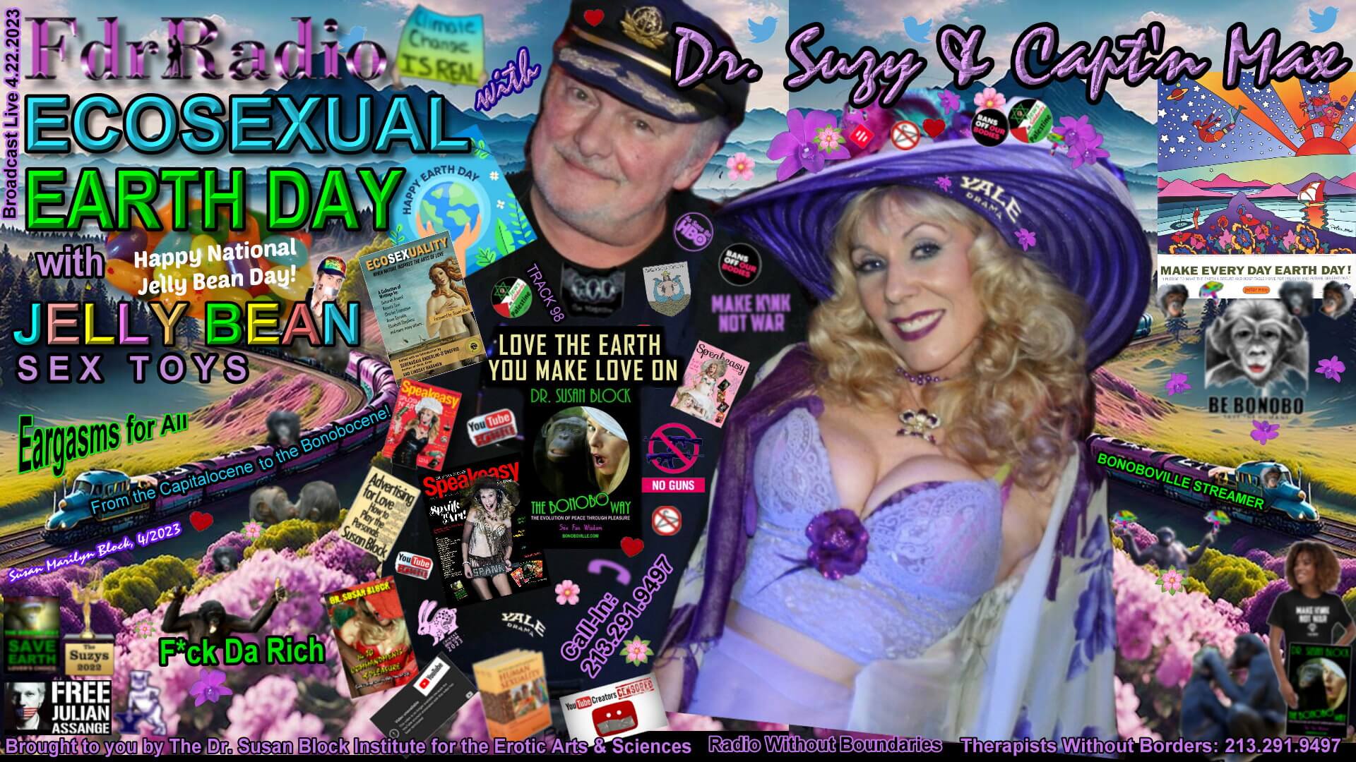 Ecosexual Earth Day +Jelly Bean Sex Toys and Politix image pic